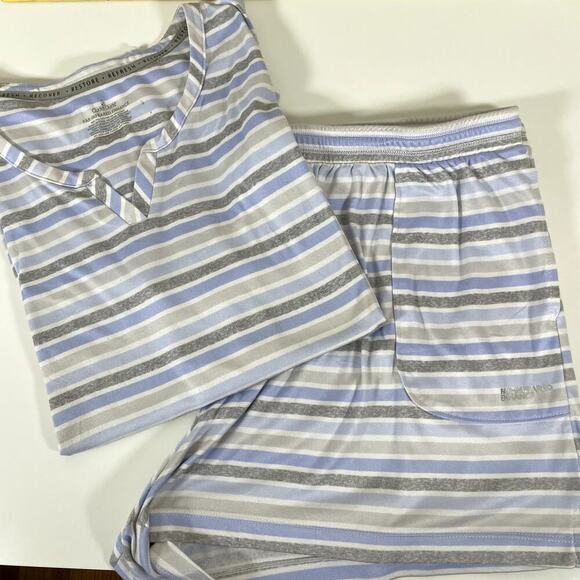 CUDDL DUDS 2 Piece Far Infared Pajama‎ Shorts Sleep Set XXL/XL Lounge Leisure - Picture 7 of 8